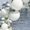 Cross-border ins White Balloon theme Set Macaron white latex Balloon Party decoration items Specification image